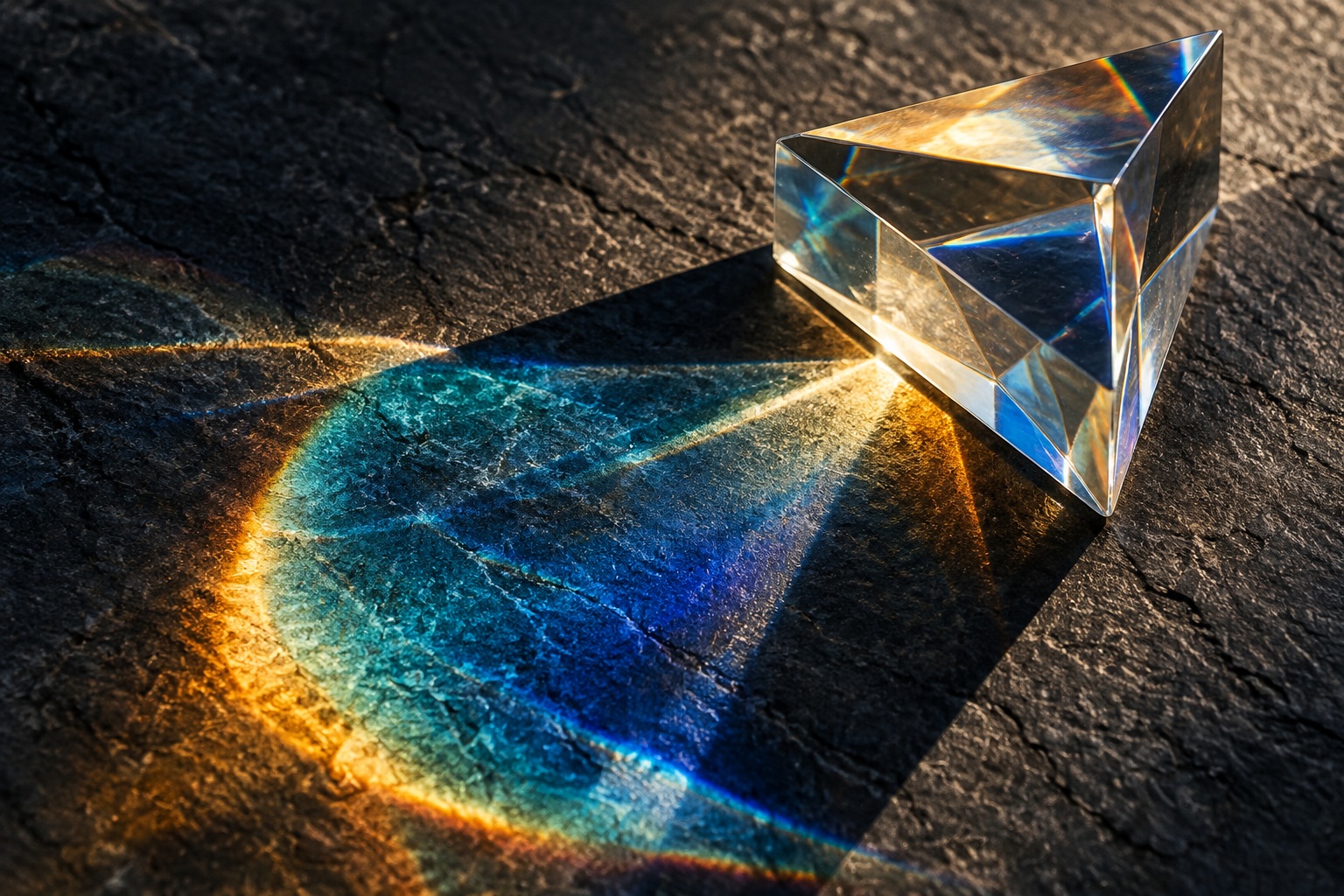 Detalle fotográfico de cristal, textura y refracciones de luz